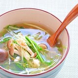 水菜の和風スープ